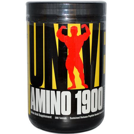 Universal Nutrition, Amino 1900, Amino Acid Supplement, 300 Tablets:الأحماض الأمينية