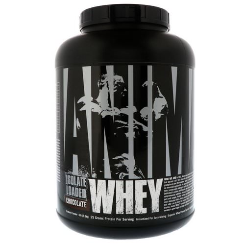 Universal Nutrition, Animal Whey Isolate Loaded, Chocolate, 5 lb (2.3 kg) فوائد