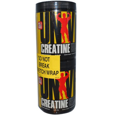 Universal Nutrition, Creatine, 2 Bottles, 200 g Each:الكرياتين م,ن,هيدرات, الكرياتين