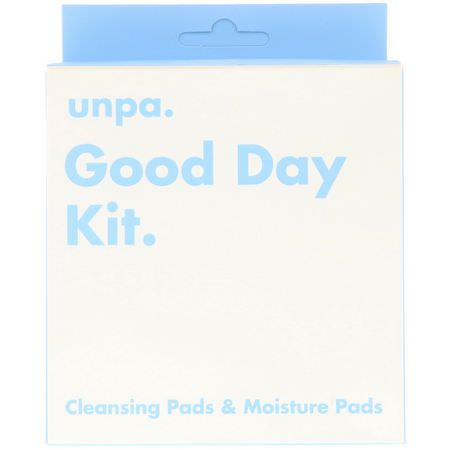 Unpa, Good Day Kit, Cleansing Pads & Moisture Pads, 6 Piece Kit:مرطبات K-جمال, الكريمات