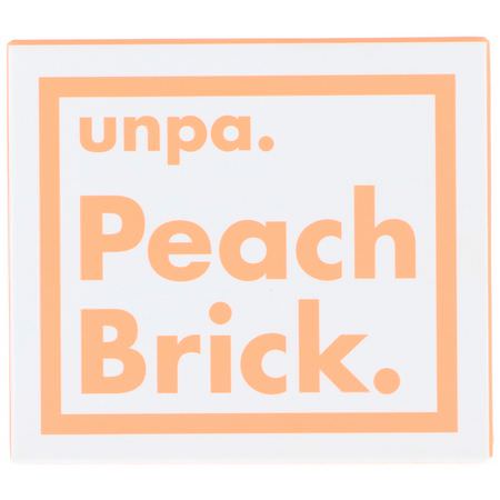 Unpa, Peach Brick, Tone-up Soap, 120 g:شريط الصابون