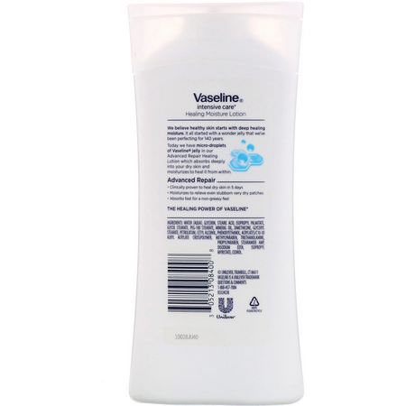 Vaseline, Intensive Care, Advanced Repair Healing Moisture Lotion, Unscented, 10 fl oz (295 ml):حكة في الجلد, جافة