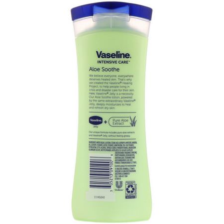 Vaseline, Intensive Care, Aloe Soothe Non-Greasy Lotion, 10 fl oz (295 ml):الأل,ة فيرا للعناية بالبشرة, علاج البشرة