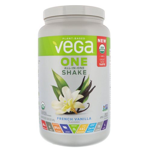 Vega, One, All-in-One Shake, French Vanilla, 1.51 lbs (689 g) فوائد