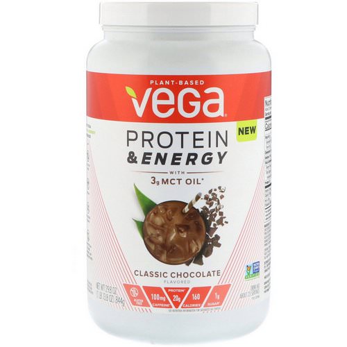 Vega, Protein & Energy, Classic Chocolate, 1.86 lbs (844 g) فوائد