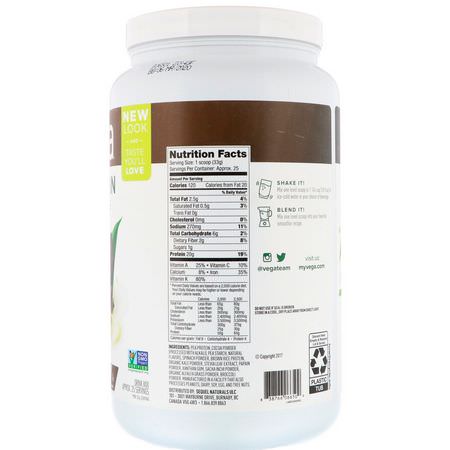 Vega, Protein & Greens, Chocolate Flavored, 1.8 lbs (814 g):البر,تين النباتي ,