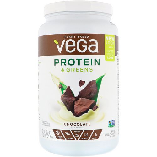 Vega, Protein & Greens, Chocolate Flavored, 1.8 lbs (814 g) فوائد