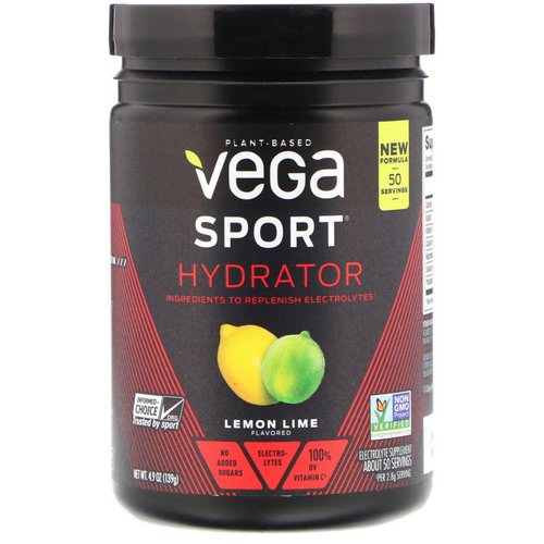 Vega, Sport, Hydrator, Lemon-Lime, 4.9 oz (139 g) فوائد