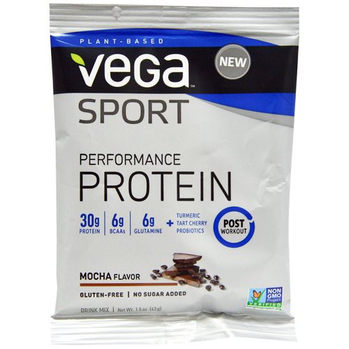 Vega, Sport Performance Protein, Mocha, 1.5 oz (43 g) فوائد