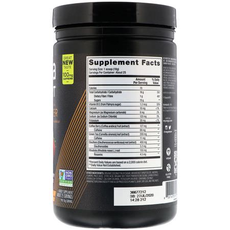 Vega, Sport, Energizer, Strawberry Lemonade, 16.1 oz (455 g):المنشطات, المكملات الغذائية قبل التمرين