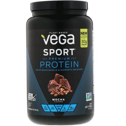 Vega, Sport Premium Protein, Mocha, 28.6 oz (812 g) فوائد
