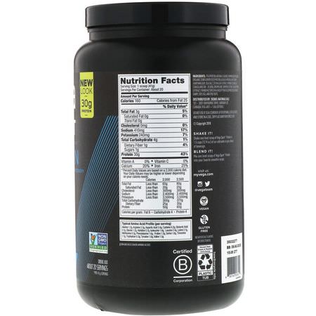 Vega, Sport, Premium Protein, Vanilla, 29.2 oz (828 g):استرداد ما بعد التمرين, أساسه المصنع
