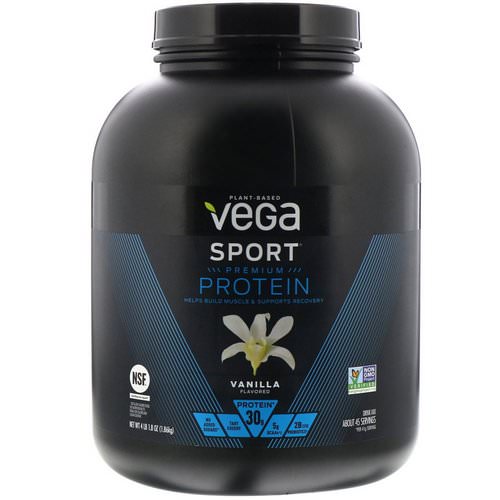 Vega, Sport Protein, Vanilla, 4 lb 1.8 oz (1.86 kg) فوائد