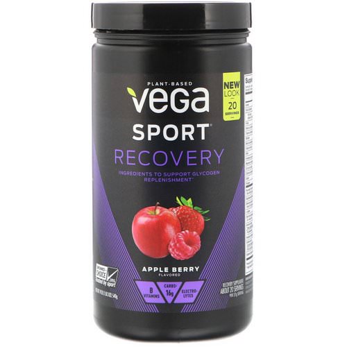 Vega, Sport, Recovery, Apple Berry, 1.2 lbs (540 g) فوائد