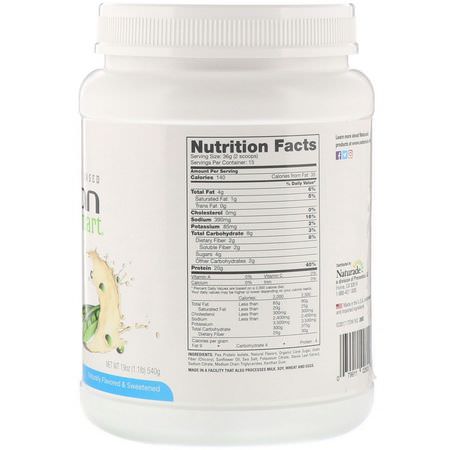 VeganSmart, Pea Protein Vegan Shake, Vanilla, 19 oz (540 g):البر,تين Pea, البر,تين النباتي