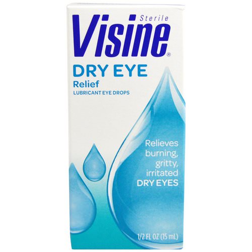 Visine, Dry Eye Relief, Lubricant Eye Drops, Sterile, 1/2 fl oz (15 ml) فوائد