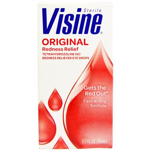 Visine, Original, Redness Relief, Sterile, 1/2 fl oz (15 ml) فوائد