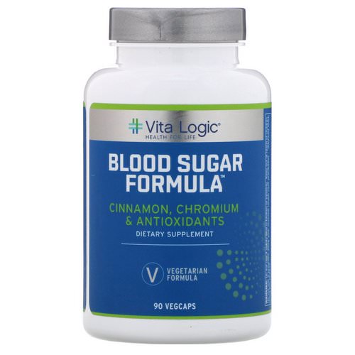 Vita Logic, Blood Sugar Formula, 90 Vegcaps فوائد