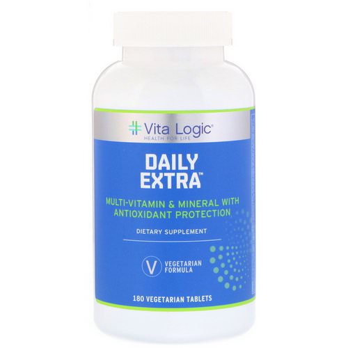 Vita Logic, Daily Extra, 180 Vegetarian Tablets فوائد