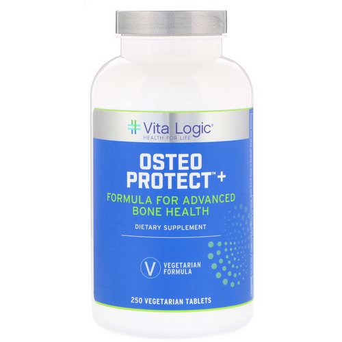 Vita Logic, Osteo Protect Plus, 250 Vegetarian Tablets فوائد