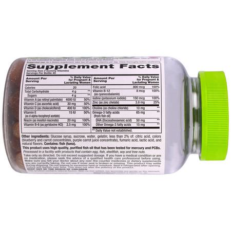 VitaFusion, PreNatal, DHA, Folic Acid & Multivitamin, 90 Gummies:الفيتامينات المتعددة قبل ال,لادة, صحة المرأة