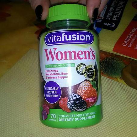 VitaFusion Women's Multivitamins - الفيتامينات المتعددة للنساء, صحة المرأة, المكملات الغذائية