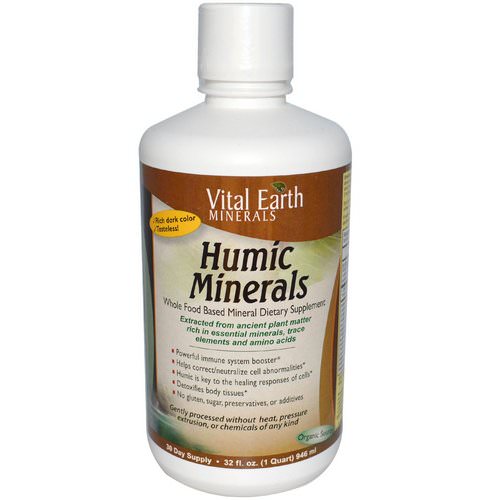 Vital Earth Minerals, Humic Minerals, 32 fl oz (946 ml) فوائد