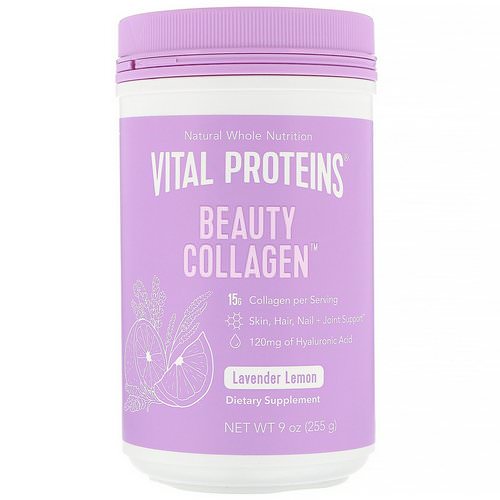 Vital Proteins, Beauty Collagen, Lavender Lemon, 9 oz (255 g) فوائد