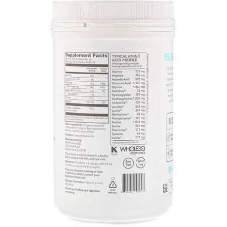 Vital Proteins, Collagen Creamer, Coconut, 10.3 oz (293 g):مكملات الك,لاجين, المفصل