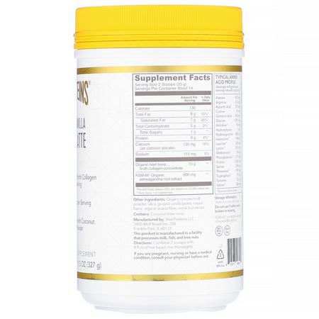 Vital Proteins, Collagen Latte, Madagascar Vanilla, 11.5 oz (327 g):مكملات الك,لاجين, المفصل