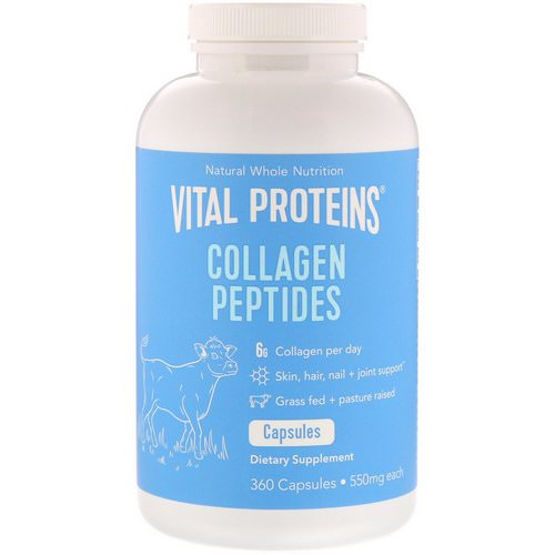 Vital Proteins, Collagen Peptides, 550 mg, 360 Capsules فوائد