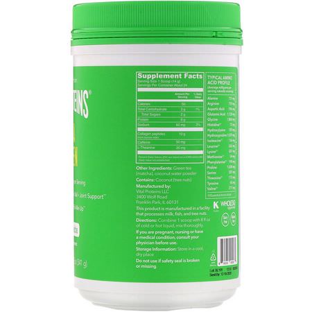 Vital Proteins, Matcha Collagen, Original Matcha, 12 oz (341 g):مكملات الك,لاجين, المفصل