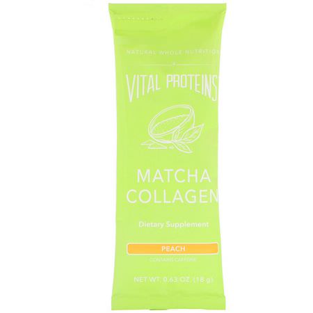Vital Proteins Collagen Supplements Matcha Tea - شاي ماتشا, مكملات الك,لاجين, المفصل, العظام