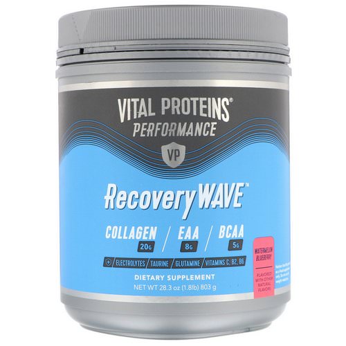Vital Proteins, Performance, RecoveryWave, Watermelon Blueberry, 28.3 oz (803 g) فوائد