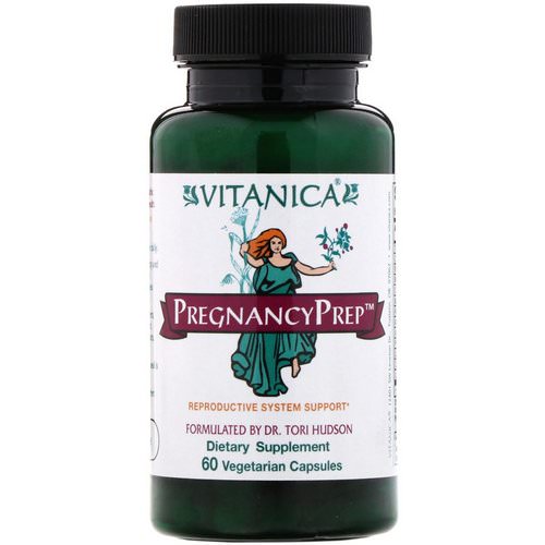Vitanica, Pregnancy Prep, Reproductive System Support, 60 Vegetarian Capsules فوائد