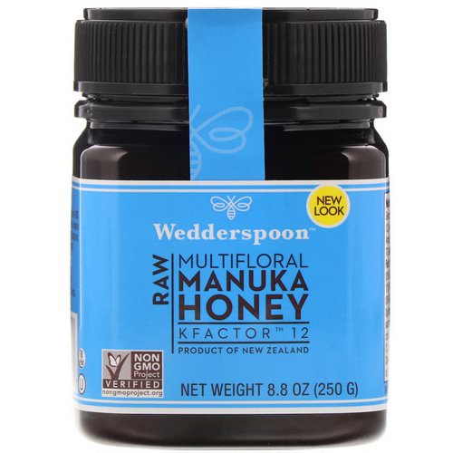 Wedderspoon, Raw Multifloral Manuka Honey, KFactor 12, 8.8 oz (250 g) فوائد