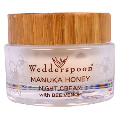 Wedderspoon, Manuka Honey Night Cream with Bee Venom, 1.7 fl oz (50 ml) فوائد