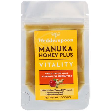 Wedderspoon Manuka Honey Digestion - الهضم, عسل مان,كا, منتجات النحل, المكملات الغذائية