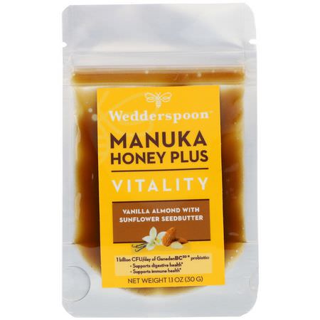 Wedderspoon Manuka Honey Digestion - الهضم, عسل مان,كا, منتجات النحل, المكملات الغذائية