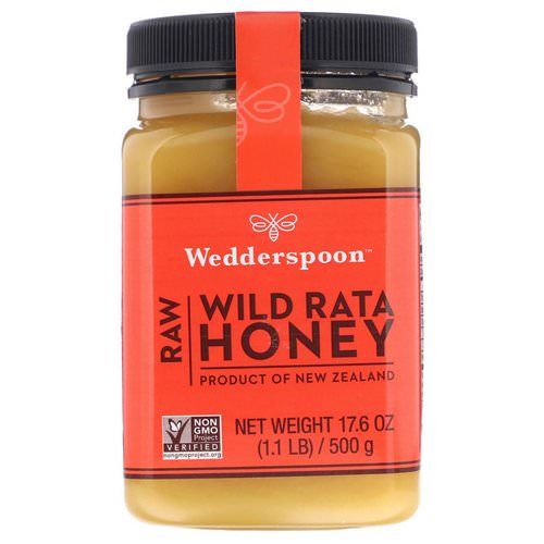 Wedderspoon, Raw Wild Rata Honey, 17.6 oz (500 g) فوائد