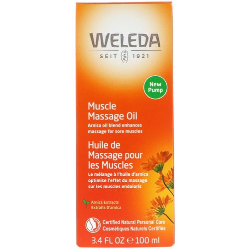 Weleda, Muscle Massage Oil, Arnica Extracts, 3.4 fl oz (100 ml) فوائد