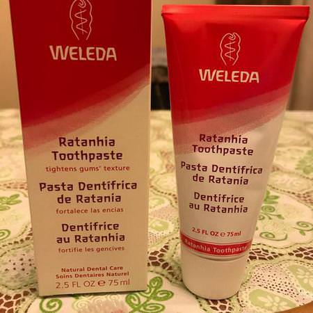 Weleda, Ratanhia Toothpaste, 2.5 fl oz (75 ml)