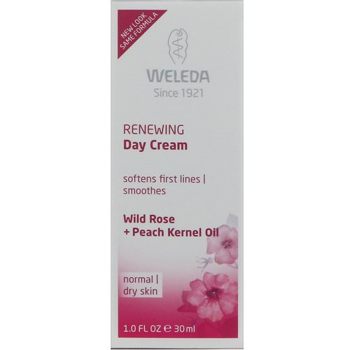 Weleda, Renewing Day Cream, Wild Rose Extracts, Normal to Dry Skin, 1.0 fl oz (30 ml) فوائد
