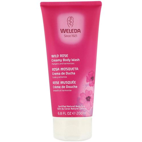 Weleda, Wild Rose Creamy Body Wash, 6.8 fl oz (200 ml) فوائد