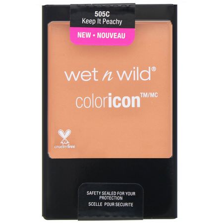 Wet n Wild, Color Icon Blush, Keep It Peachy, 0.2 oz (5.85 g):Blush, وجه