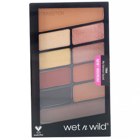 Wet n Wild, Color Icon Eyeshadow Palette, 756A My Glamour Squad, 0.35 oz (10 g):هدايا للمكياج, ظلال العي,ن