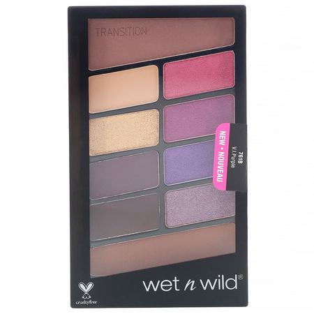 Wet n Wild, Color Icon Eyeshadow Palette, 761B V.I. Purple, 0.35 oz (10 g):هدايا للمكياج, ظلال العي,ن