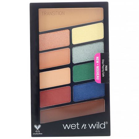 Wet n Wild, Color Icon Eyeshadow Palette, 763D Stop Playing Safe, 0.35 oz (10 g):هدايا للمكياج, ظلال العي,ن