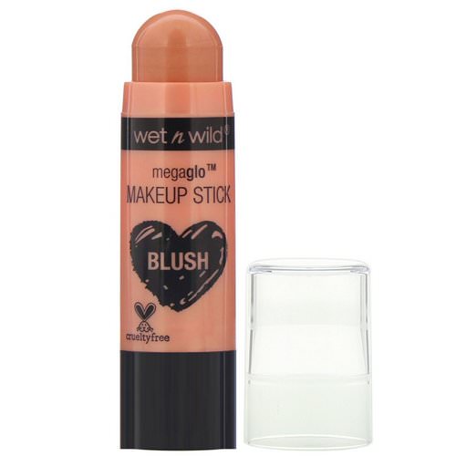 Wet n Wild, MegaGlo Makeup Stick, Blush, Hustle & Glow, 0.21 oz (6 g) فوائد