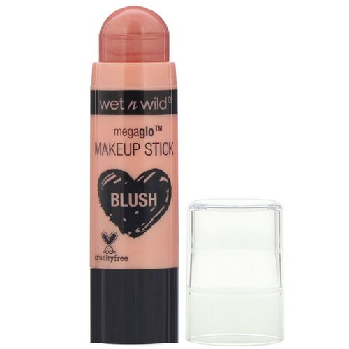 Wet n Wild, MegaGlo Makeup Stick, Blush, Peach Bums, 0.21 oz (6 g) فوائد